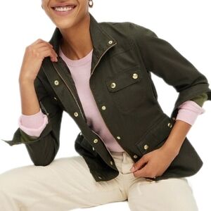 J.Crew Downtown Green Utility Field Jacket XXSP